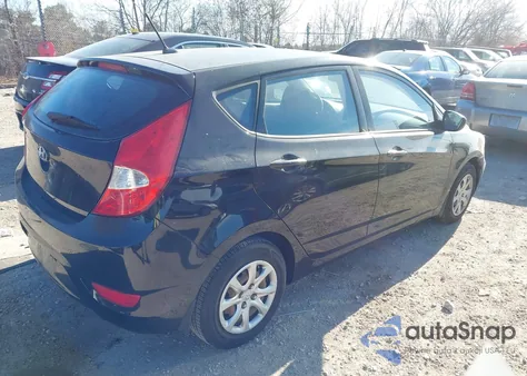 2012 Hyundai Accent Gs from USA, damaged, VIN KMHCT5AE7CU034585